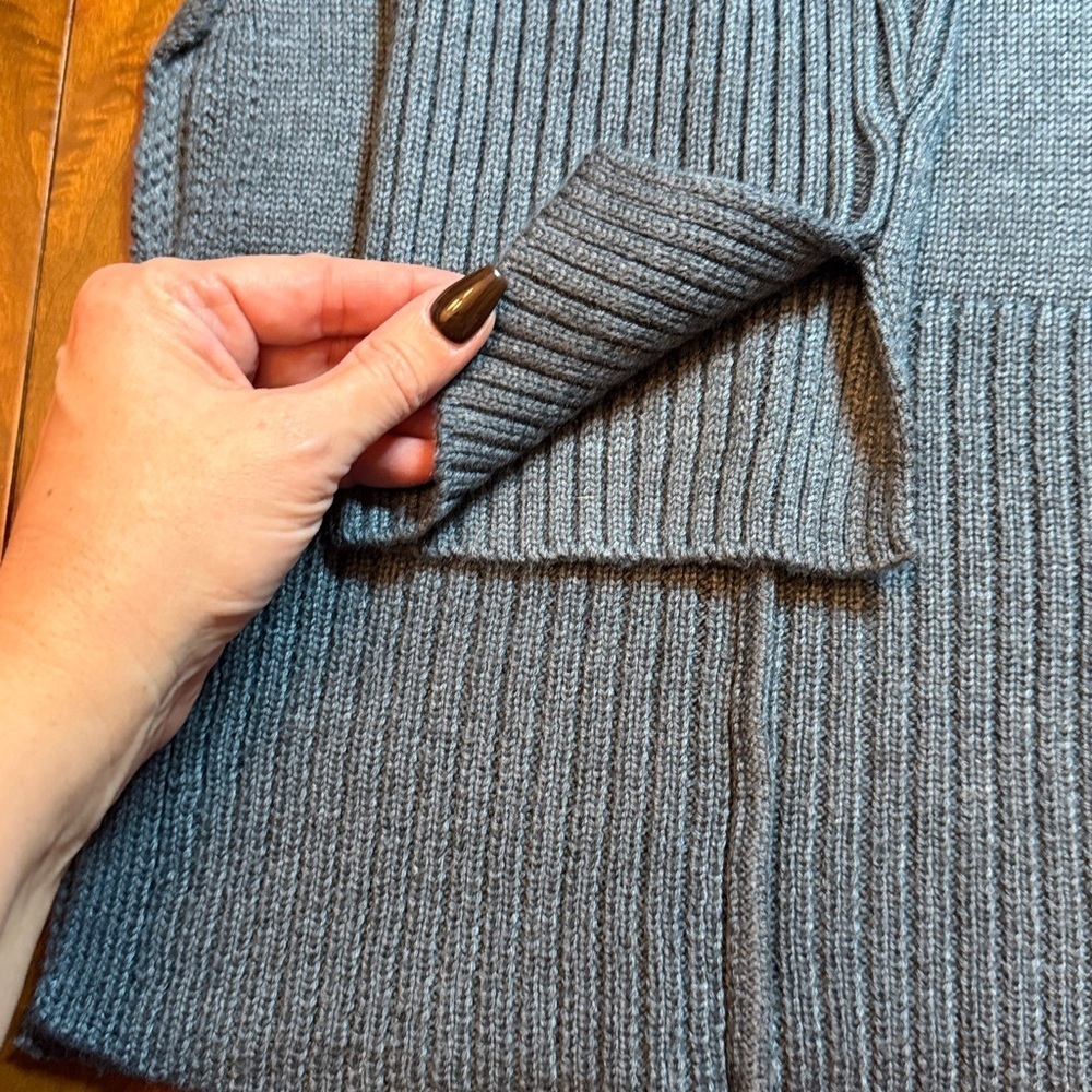 Heyson Dusty Teal Sweater NWT - Picture 5 of 8